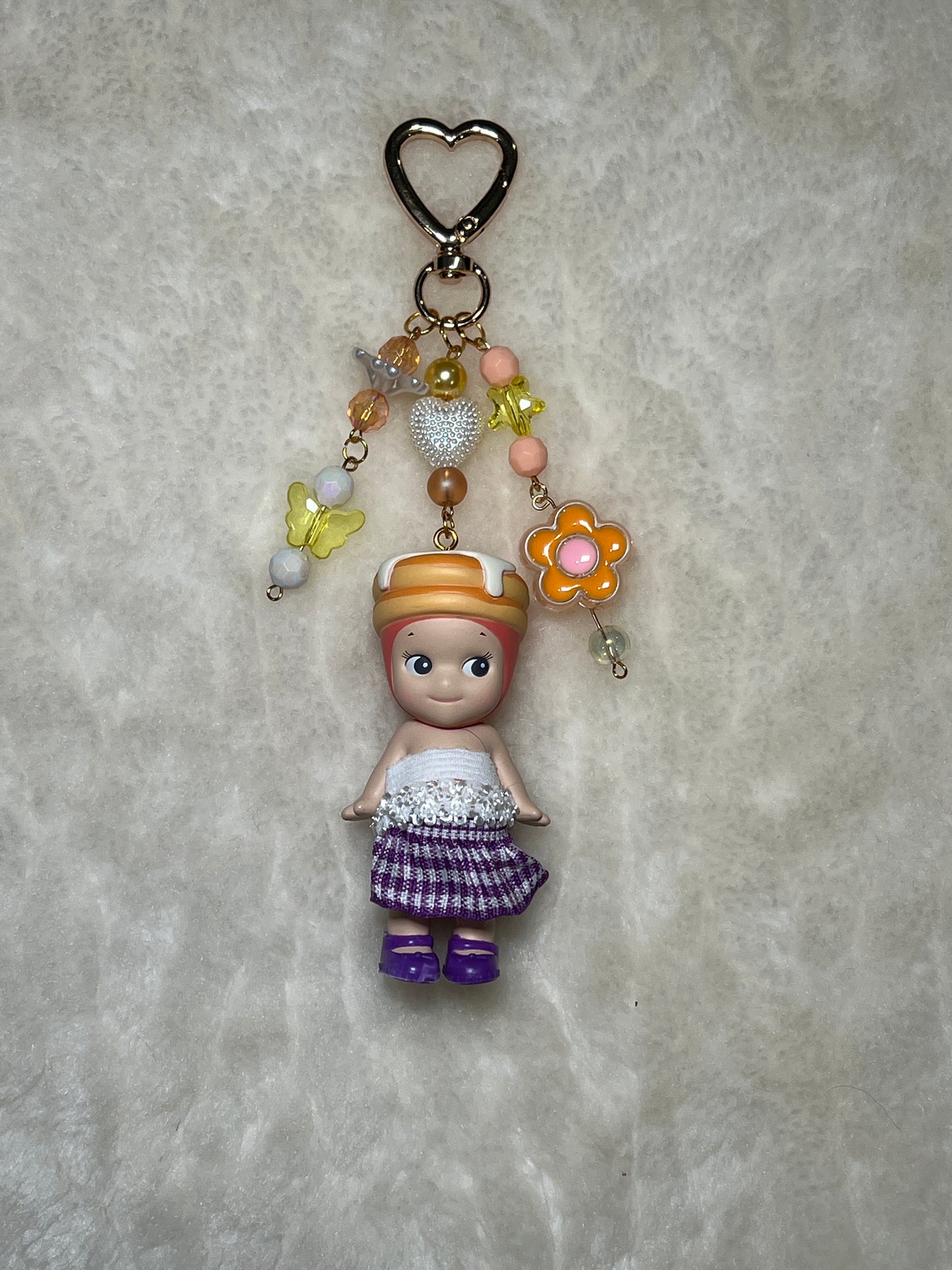 Regular Authentic Pancake Sonny Angel Keychain