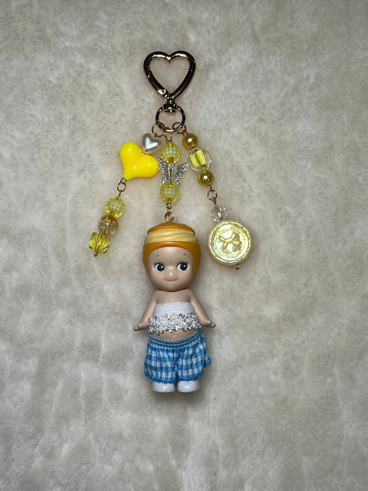Regular Authentic Cream Puff Sonny Angel Keychain