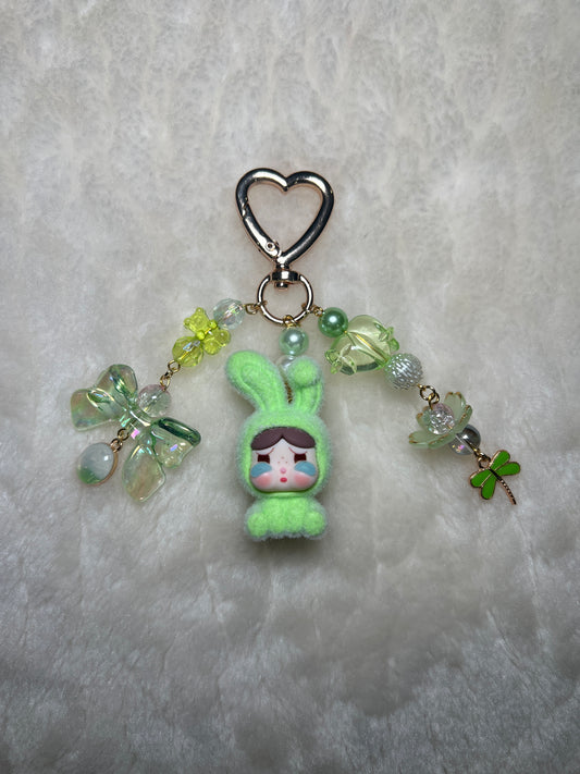 Dupe Bunny Crybaby Keychain - Green